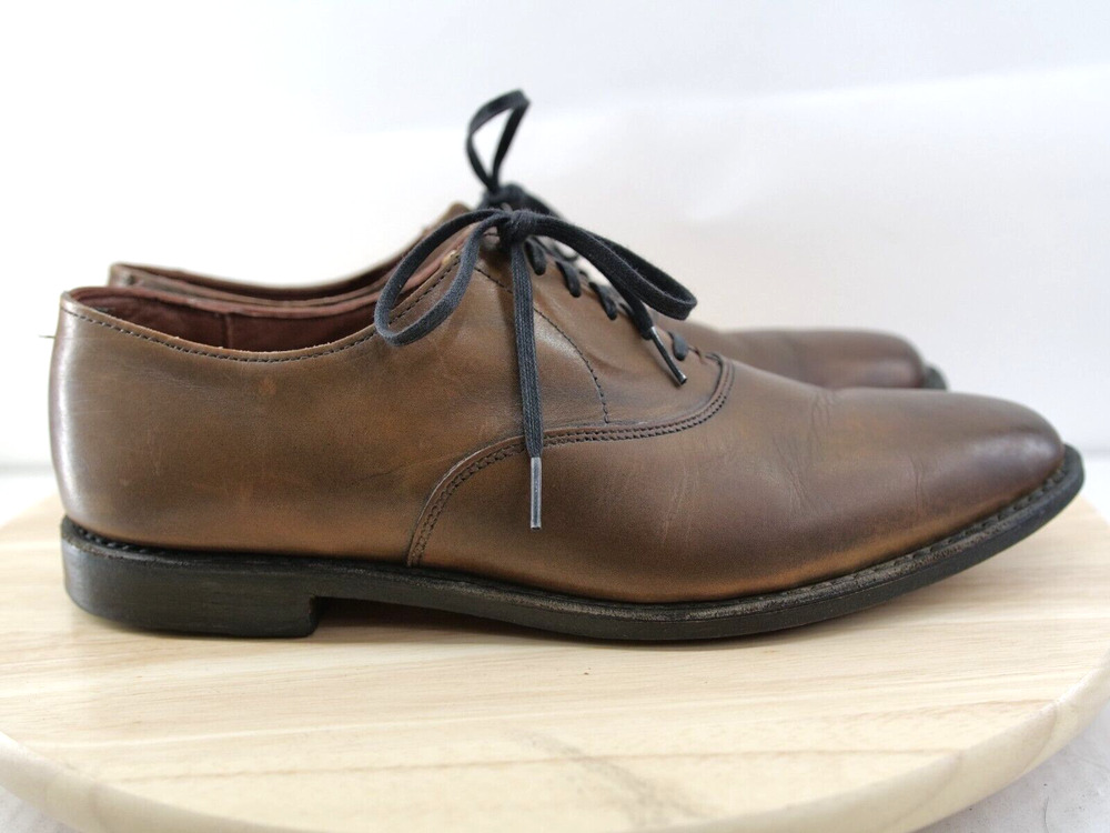 Allen Edmonds Carlyle Plain Toe Oxford Dress Shoes Dark Brown Men's 9.5‎ D